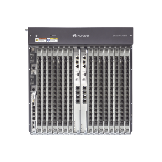 OLT GPON Carrier Class con 1 tarjeta de 16 puertos GPON, 15 ranuras, 2 Fuentes de alimentación DC, 11 UR