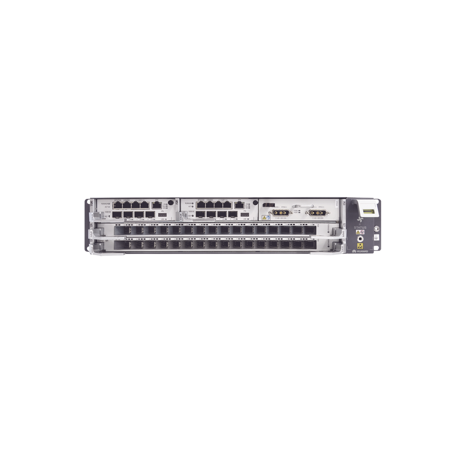 OLT GPON Carrier Class con 1 tarjeta de 16 puertos GPON, 2 ranuras, 1 Fuente de alimentación AC, 2 UR