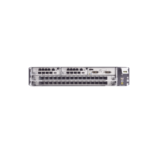 OLT GPON Carrier Class con 1 tarjeta de 16 puertos GPON, 2 ranuras, 1 Fuente de alimentación AC, 2 UR