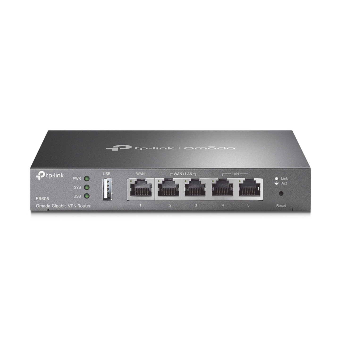 Router Omada VPN / SDN Multi-WAN Gigabit / 1 Puerto WAN Gigabit / 2 Puertos LAN Gigabit / 2 Puertos configurables LAN/WAN / 25,000 Sesiones Concurrentes / Administración Centralizada OMADA o Stand-Alone / 1 Puerto USB 2.0