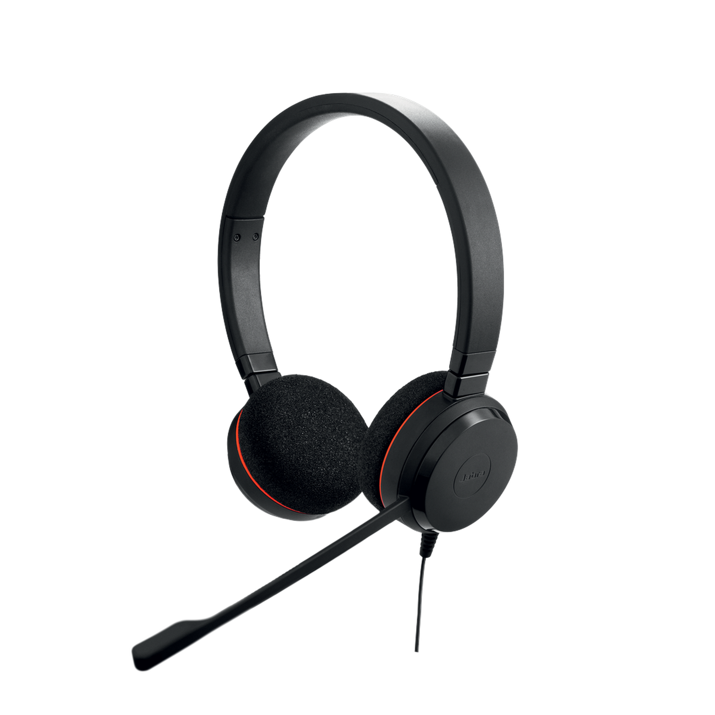 Jabra Evolve 20 Duo con conexión USB, micrófono con cancelación de ruido de última generación, configuración Plug and Play, Certificación Microsoft Teams (4999-823-109)