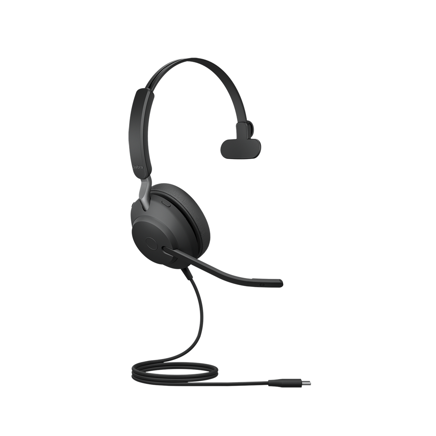 Jabra Evolve 2 40, Auricular mono versión UC con aislamiento de ruido, conexión USB-C y indicador de ocupado (Busylight) (24089-889-899)