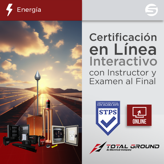 Certificación Virtual en Sistemas de Proteccion para Instalaciones Fotovoltaicas (Válida Ante Secretaría del Trabajo)