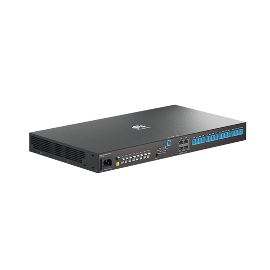 HUAWEI MiniFTTO - Gateway Óptico / 4 puertos GE (WAN/LAN) + 1 puerto XGPON (SC/UPC) + 8 puertos PoF (XC/UPC) + 16 puertos GPON(SC/UPC) /  VPN / VLANs /  Wi-Fi Roaming / Firewall / Administración Nube