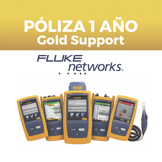 Poliza de 1 año de Soporte Gold Para Certificador DSX2-8000INT