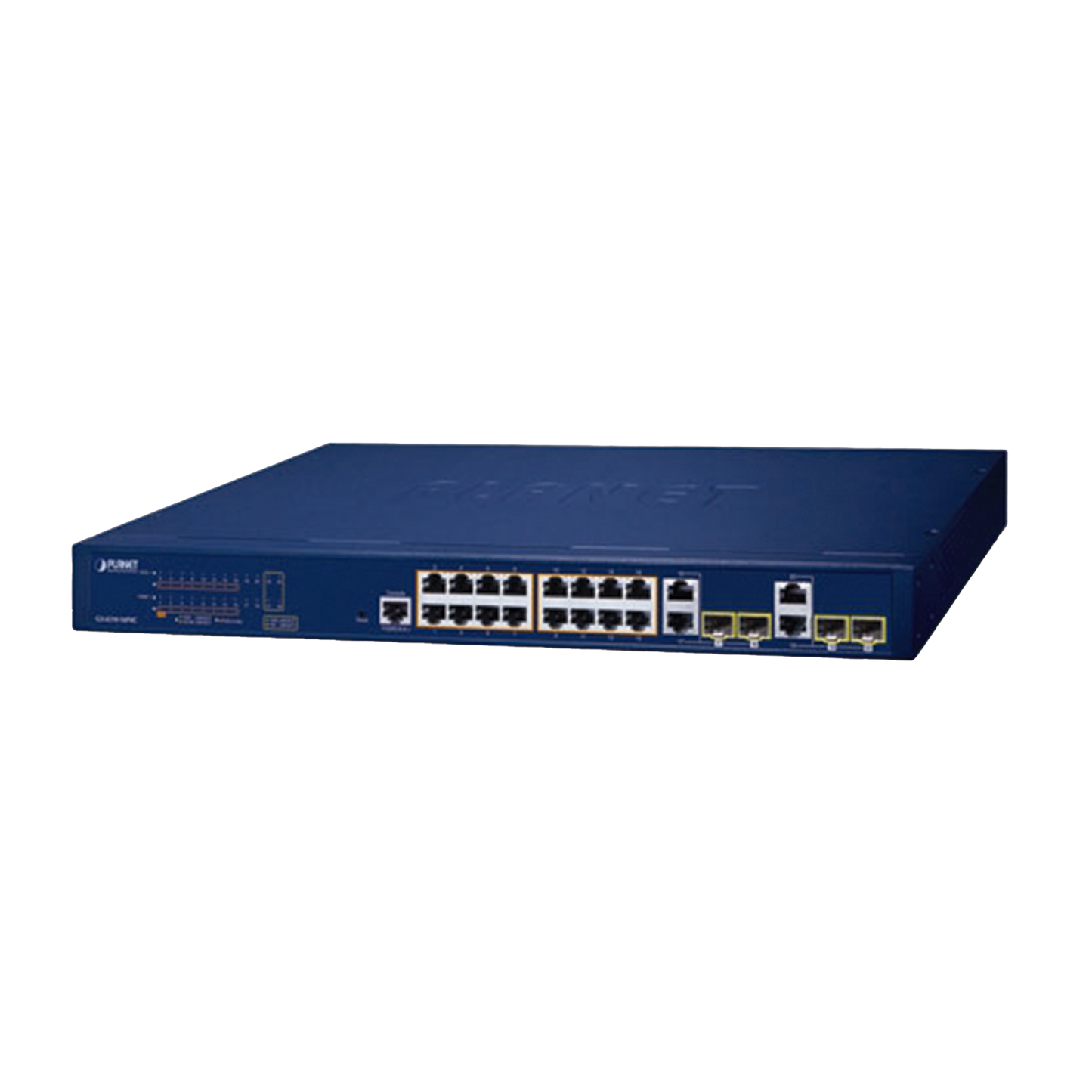 Switch Administrable PoE de 16 Puertos 10/100/1000 Mbps 802.3af/at, 4 Puertos SFP Gigabit, Hasta 240 W