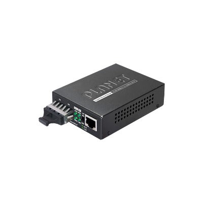 Convertidor de medios 1000 Mbps UTP/fibra óptica Mono-Modo hasta 20 Km, conector SC