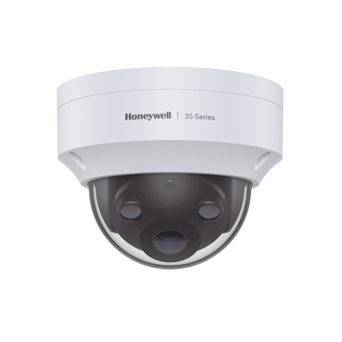 Camara Domo IP 3 Megapixel / Lente 2.8 mm / 40 mts IR / NDAA / ONVIF / Exterior IP66 / Antivandalico IK10 / H.265 /  PoE / Serie 35 / Honeywell Security