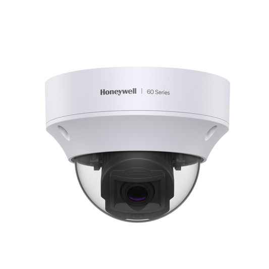 Cámara Domo IP 5 Megapíxeles / Compresión H.265 / Lente Varifocal Motorizado 2.7-13.5mm / Protección IP67 / Antivandálica IK10 / Serie 60 / Honeywell Security