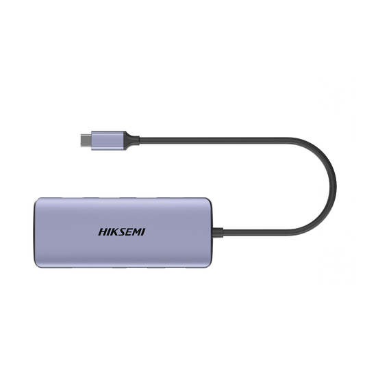 Hub (Adaptador) USB - C / 8 en 1 / 1 Salida HDMI (4K) / 1 Salida USB 2.0 / 3 Salidas USB 3.0 / 1 Salida SD (Memoria SD) / 1 Salida TF (Micro SD) / 1 Entrada USB - C (Carga Rapida / 100 Watts)
