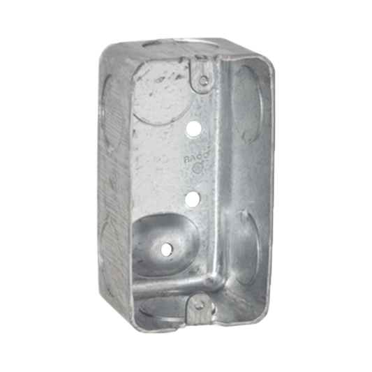 Caja (Chalupa) 4x2"/ Profundidad 1-7/8"/ 7 Entradas de 3/4".