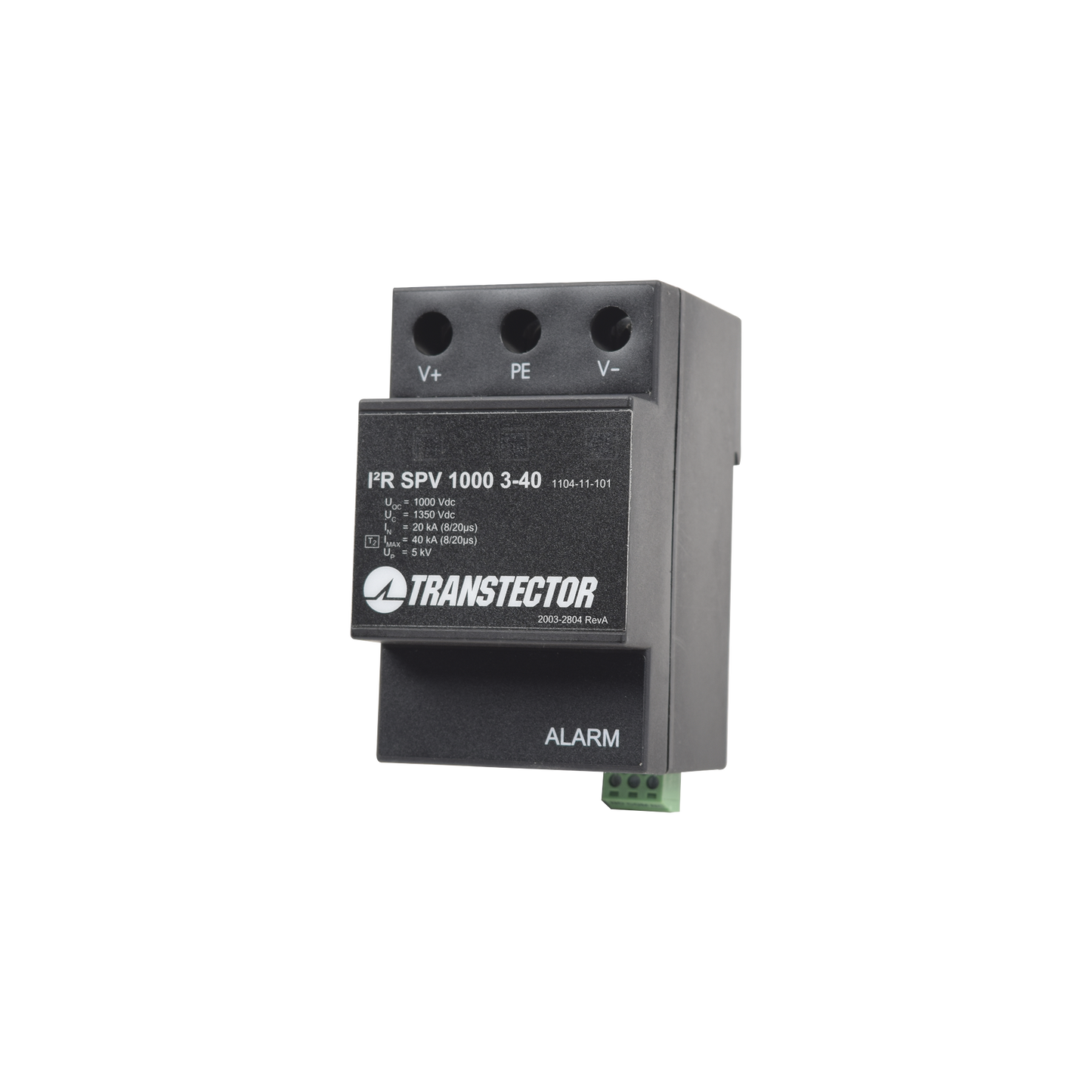 Supresor de Sobretensiones A 1000 VDC Tipo 2 En Montaje DIN Rail