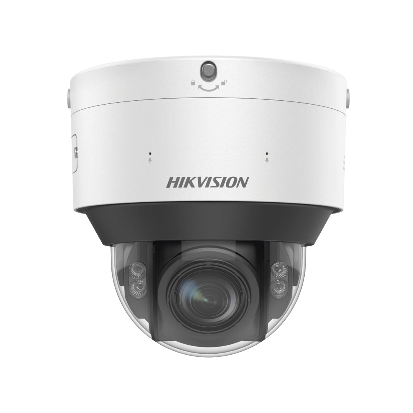 Domo IP 4 Megapixel / Lente Mot. 2.8 - 12 mm / 30 mts IR EXIR / IK10 / IP67 / Reconocimiento Facial / WDR 140 dB / DeepinView / Búsqueda por Atributos / Heat Map / ACUSENSE