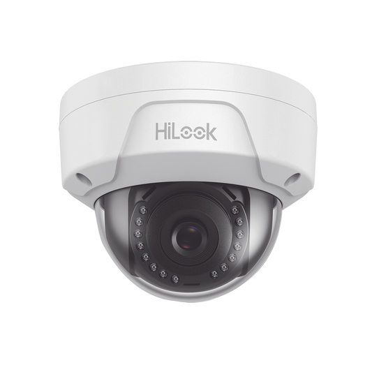 HiLook Series / Domo IP 2 Megapixel / 30 mts IR / Exterior IP67 / IK10 / dWDR / PoE / Lente 2.8 mm / Onvif