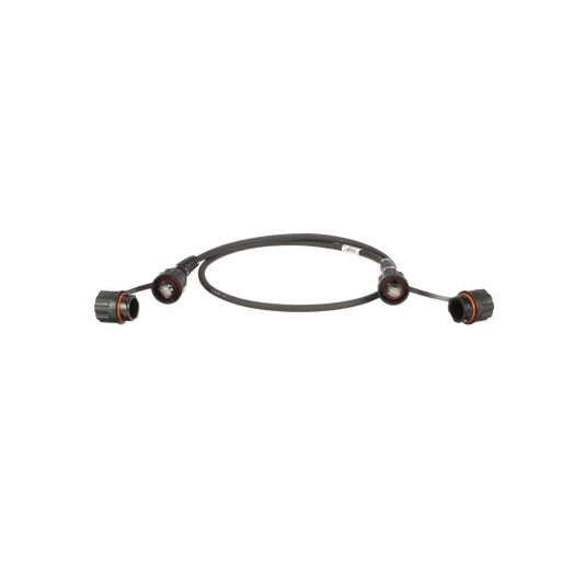 Patch Cord Cat6A IndustrialNet, Blindado S/FTP, Con Plug Industrial y Tapa en Cada Extremo, 3 Metros