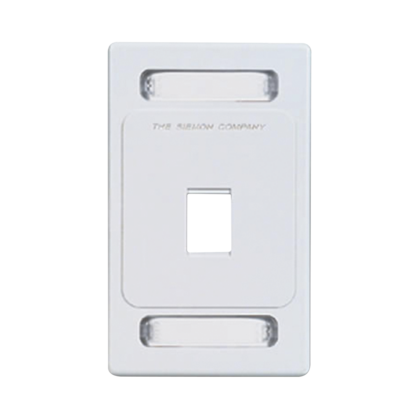 Placa de pared Keystone de 1 salida, color blanco, para jacks Keystone Z-MAX y MAX