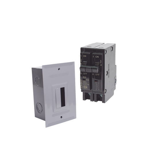 Kit Centro de Carga para empotrar con 1 Interruptor Térmico de 2 Polos, 30Amp 120/240Vca 10kA.