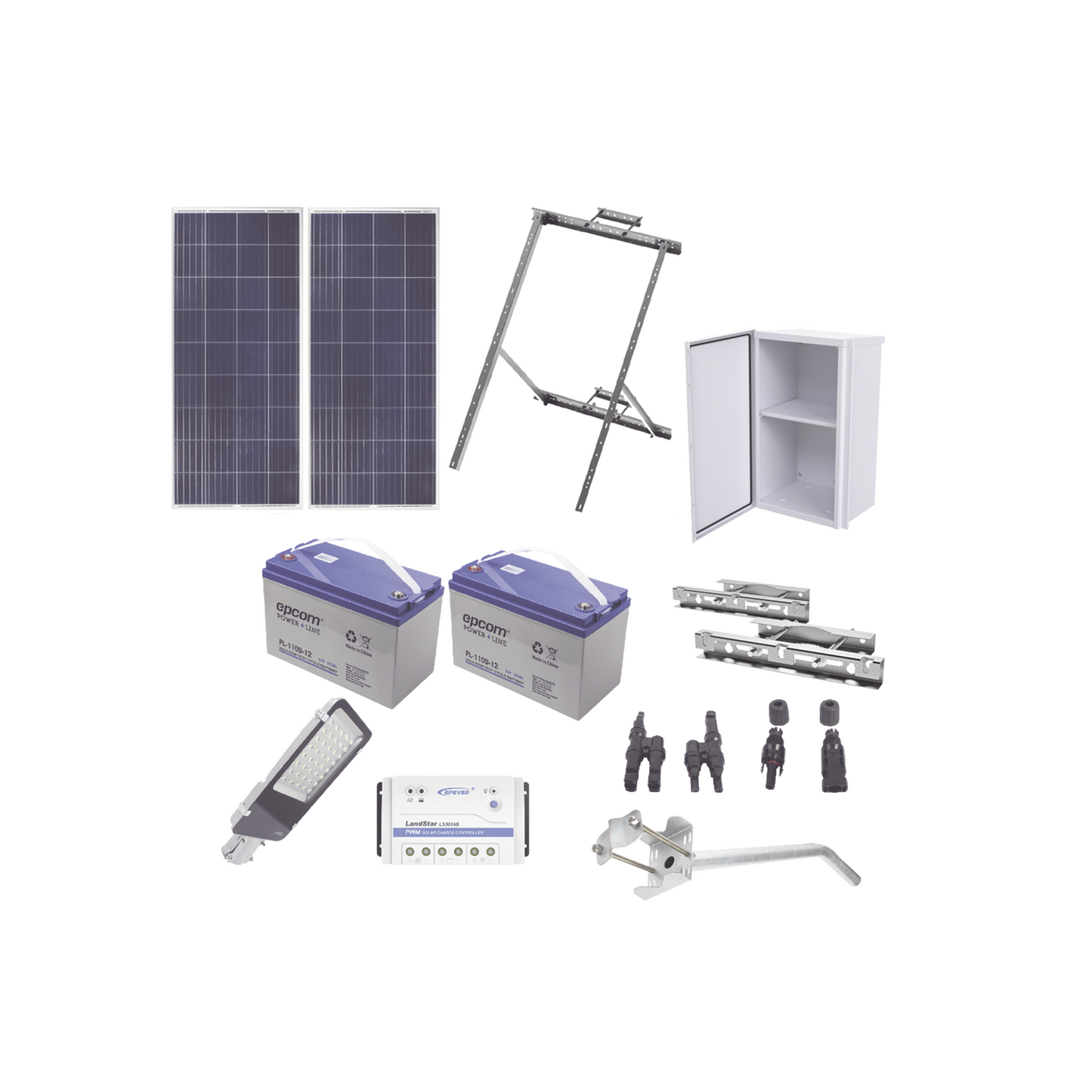 Kit de energía solar para alumbrado de 60 W