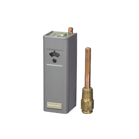 Controlador aquastat de límite alto o bajo. Temperatura de funcionamiento de 4 °C a 82 °C