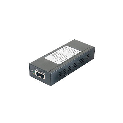 Inyector Super Hi-PoE / 56 Vcc / 60 Watts / Para Domos HIKVISION PTZ / IP (-AE / DE) / Soporta 802.3 af / at / Para Aplicaciones de CCTV