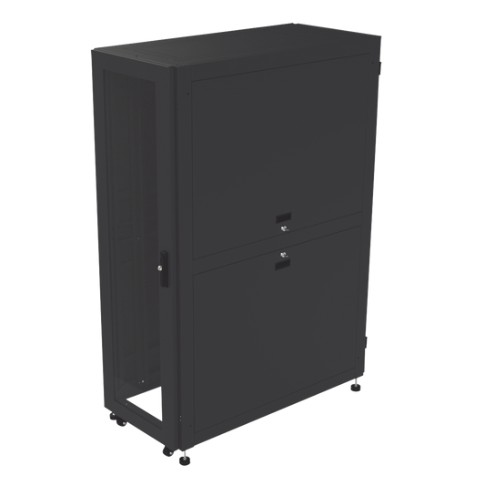 Gabinete Profesional para Telecomunicaciones de 37UR, 600 mm de Ancho x 1200 mm de Profundidad.