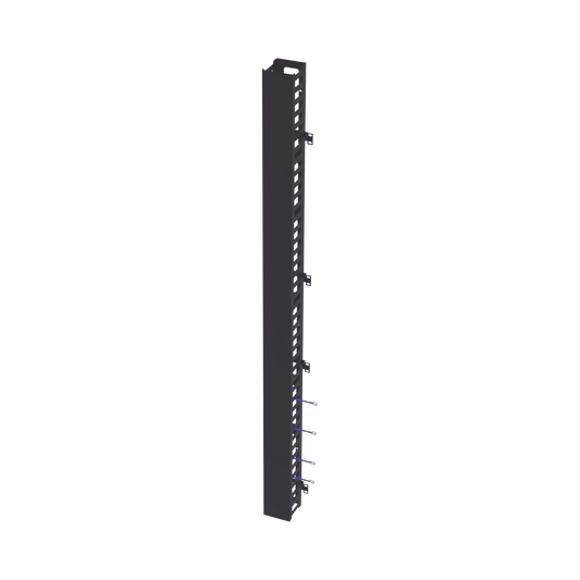 Kit Organizador Vertical de Cable Sencillo para Rack Abierto de 42 Unidades para EIQR3242 y EIRL5542DR.