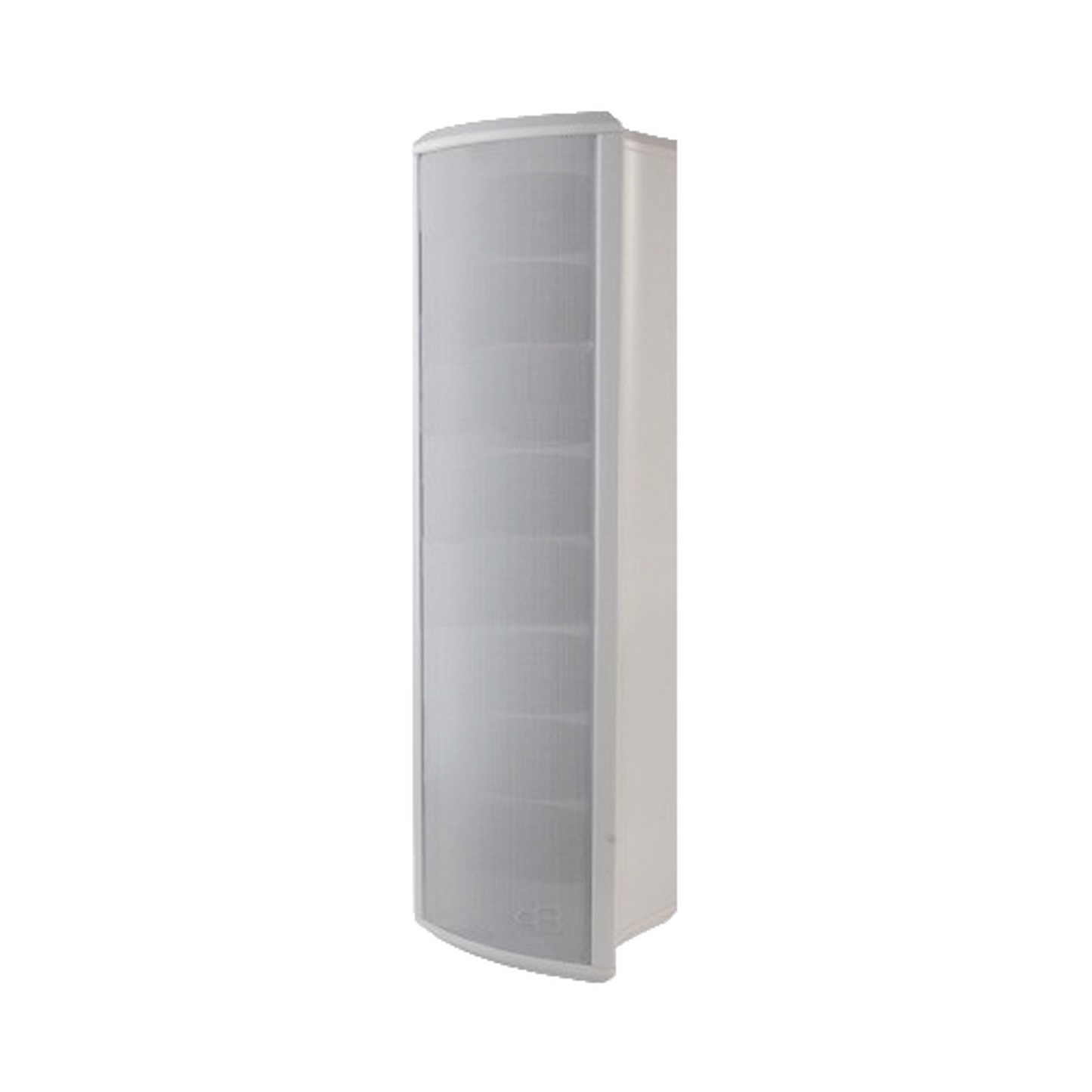 Altavoz Tipo Columna para Exterior, Configurable a 40, 20, 10 o 5 Watts, Color Blanco, Fabricado en Aluminio
