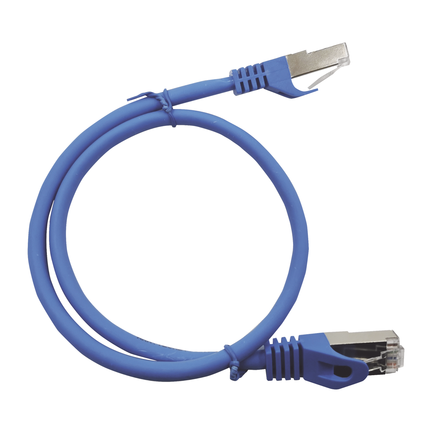 Patch Cord Cat6A 10G blindado 7.0M ( 22.96 ft )  AZUL