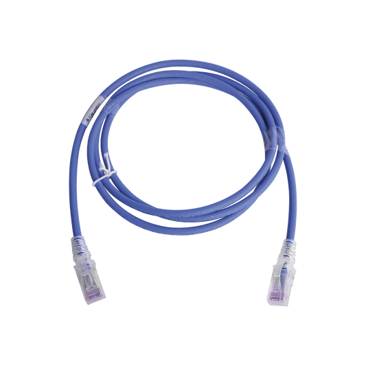 Patch Cord MC6 Modular Cat6 UTP, CM/LS0H, 5ft, Color Azul