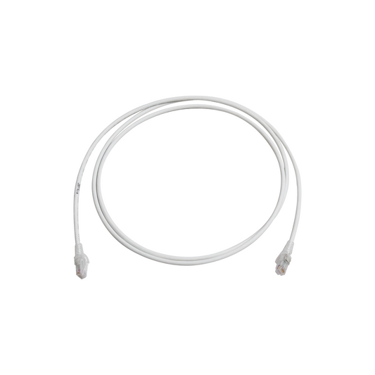 Patch Cord MC6 Modular Cat6 UTP, CM/LS0H, 7ft, Color Blanco