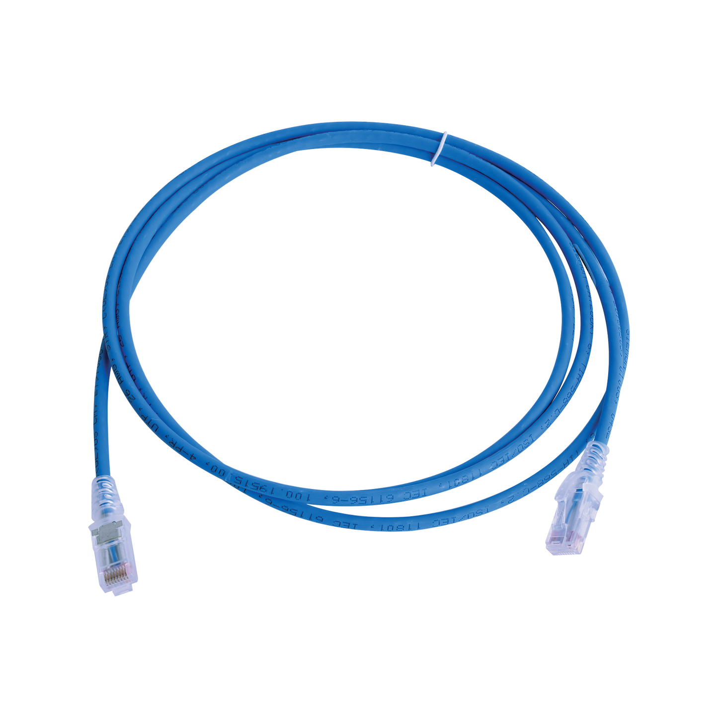 Patch Cord MC6 Modular Cat6 UTP, CM/LS0H, 7ft, Color Azul, Versión Bulk (Sin Empaque Individual)