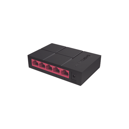 Switch NO Administrable / Para escritorio / 5 puertos 10/100/1000 Mbps / Diseño Compacto / Plug and Play