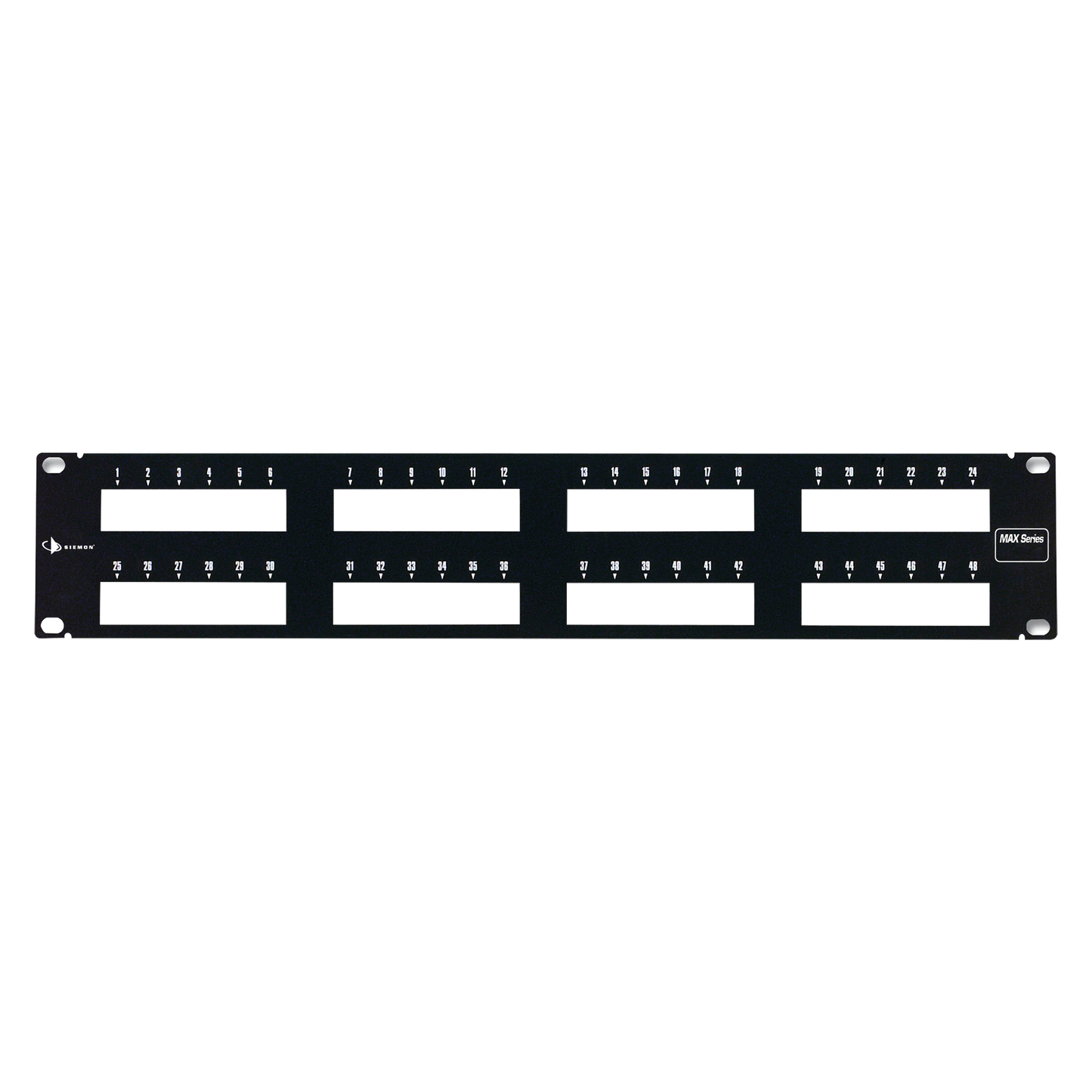 Patch Panel MAX Modular, de 48 Puertos, Plano, 2UR