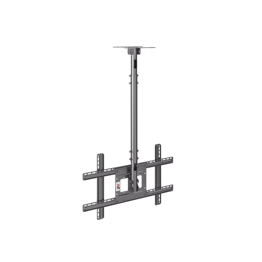 Montaje de Techo Universal para Monitores de 32-75" / Soporta hasta 68.2 kg / Vesa 600 x 400./ 100 x 100 / Acero / Montaje Telescopico de 48.5" 62.3"