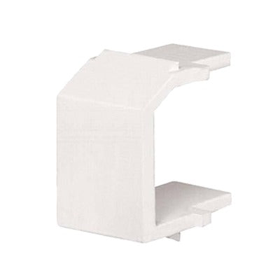 Módulo de tapa ciega (Inserto Ciego), Tipo Keystone, Color Blanco Mate, 1 Pieza