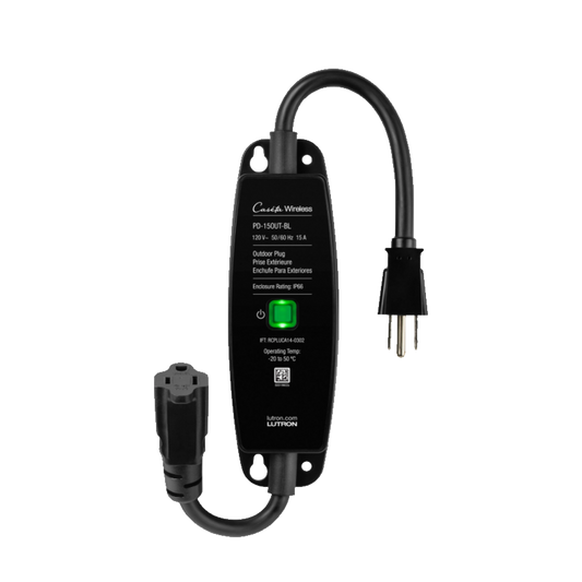 Plug para uso en exterior, inalambrico compatible con Caseta Wireless