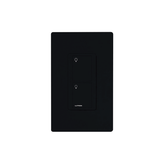 Interrupto switch On/Off, serie PRO, No requiere cable neutro, color negro.