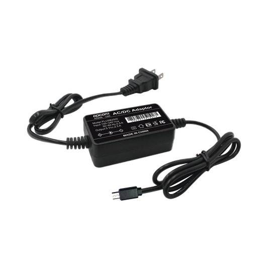 Cargador Micro-USB Profesional de 5 Vcc, 2.5 A para Celulares, Tabletas y Radio PKT-03 / Voltaje de Entrada de 100-240 Vca