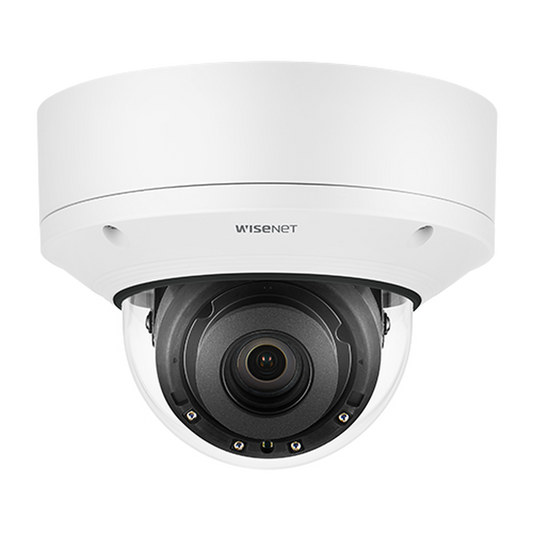 Cámara Domo 4K con IA, Antivandalica / Lente Motorizado de 4.5 a 10mm / P-Iris, WDR 120dB / Ranura SD / Protección IP52 e IK10