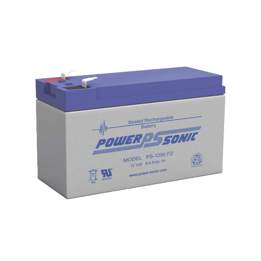 Batería de Respaldo UL de 12V 9AH / Ideal para Sistemas de Detección de Incendio / Control de Acceso / Intrusión / Videovigilancia / Terminales Tipo F2
