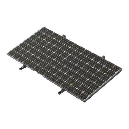 MONTAJE PARA PISO DE CONCRETO PARA 1 MODULO FOTOVOLTAICO  DE 450/660W