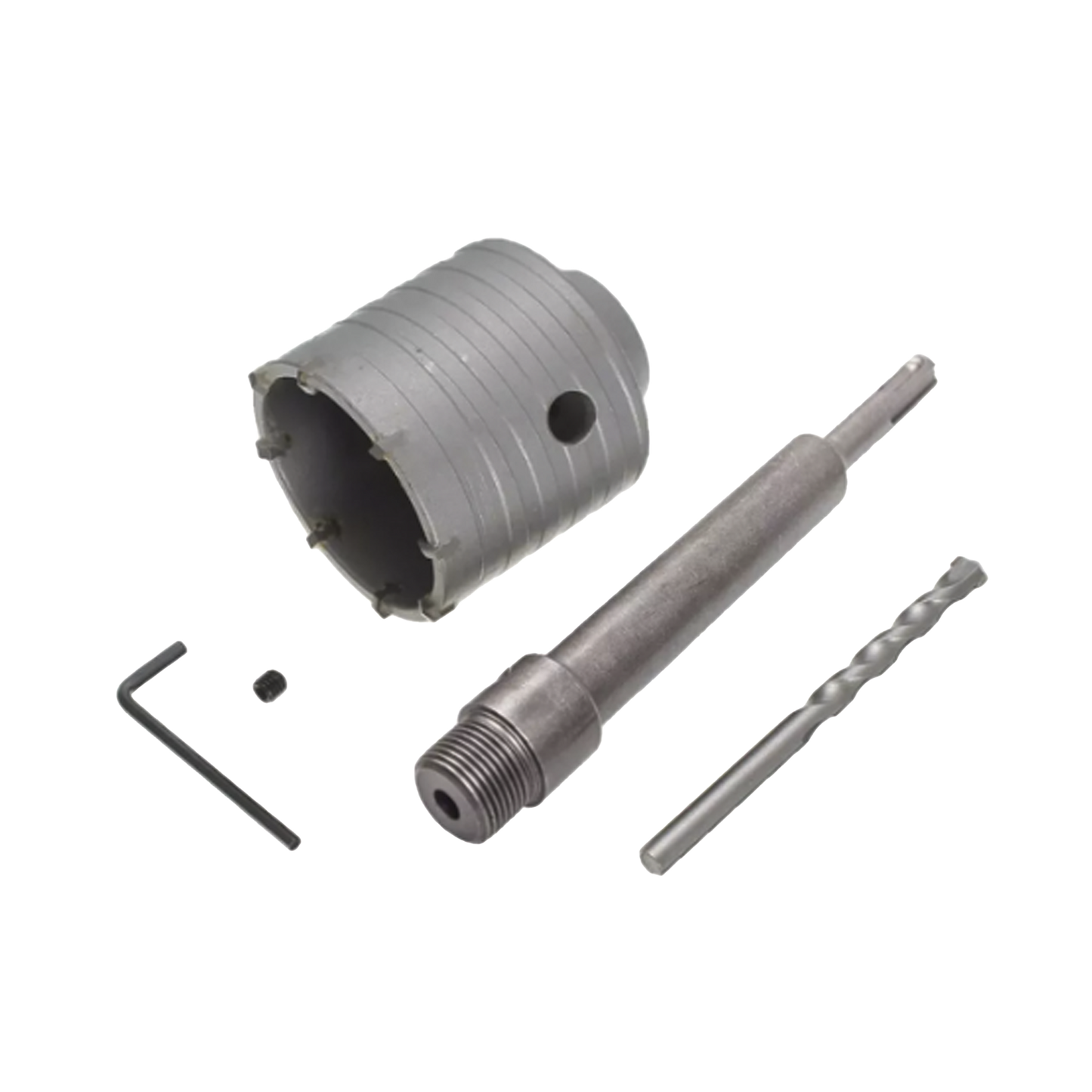 Broca Pasamuros SDS, Sacabocado P/Concreto 65mm con Ext. de 220mm (Ideal para Instalar MINISPLITS)