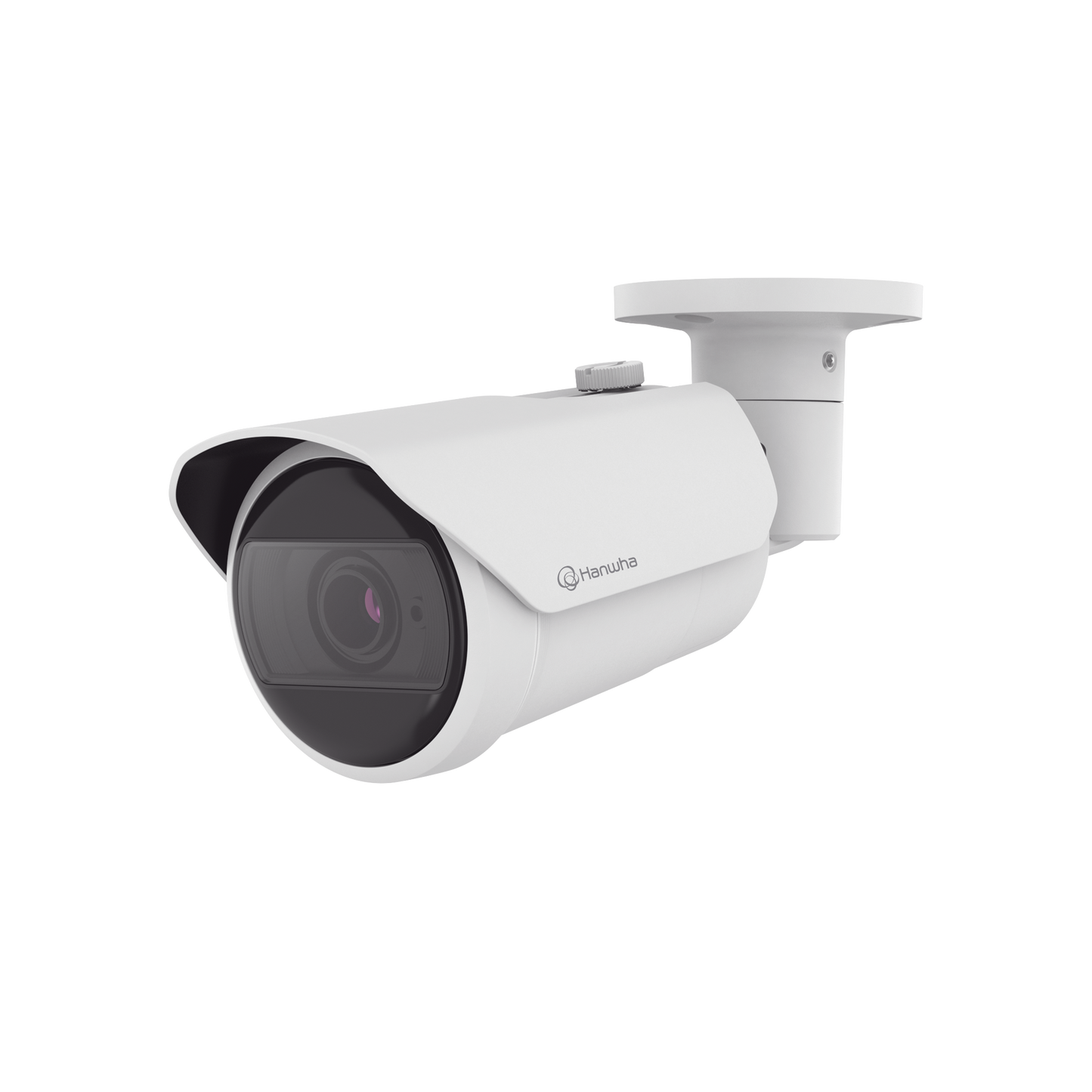 Camara Bala IP 8MP con funciones IA / Lente Motorizado 3.2 a 10.2 mm / WDR 120dB / H.265 / RanuraSD / Protección IP66 IK10 / IR 30m