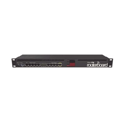 Router Board, CPU 1 Núcleo, 5 Puertos Gigabit, 5 Puertos Fast, 1 Puerto SFP, Licencia Nivel 5 y montaje en Rack