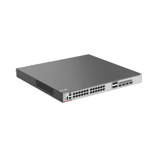 Switch Core PoE 1,650W Capa 3 Multi-Gigabit 24 puertos 10Gb/5Gb/2.5Gb/1Gb/100M, 4 puertos fibra SFP+ 10Gb y 4 puertos fibra SFP28 25Gb