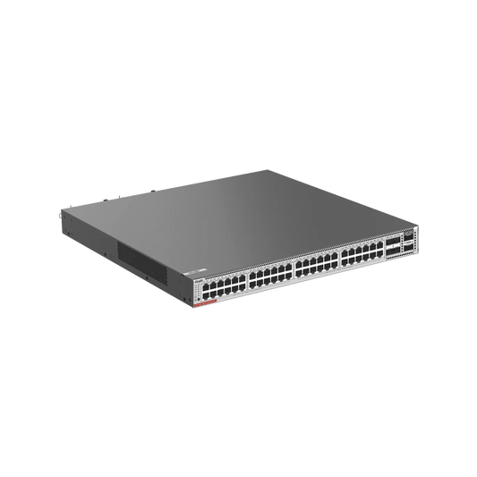 Switch Core PoE 802.3bt 1,600W Capa 3 Multi-Gigabit 48 puertos 5Gb/2.5Gb/1Gb/100M, 4 puertos fibra SFP28 25Gb y 2 puertos fibra QSFP+ 40Gb