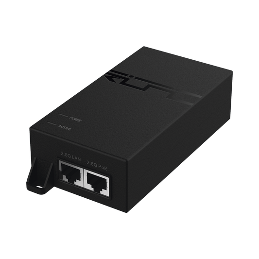 Inyector PoE estándar 802.3bt Multi-gigabit 2.5G (56 V - 1.08 A - 60 W)