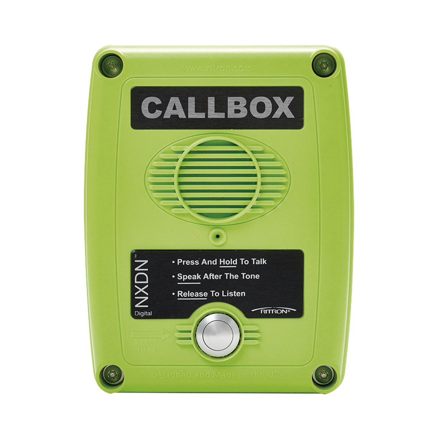 Callbox Digital NXDN, Intercomunicador  Inalámbrico  UHF 450-470MHZ,  Color Verde