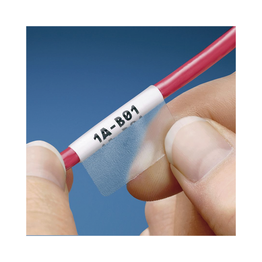 Hojas con 1000 Etiquetas Auto-laminadas para Impresora Láser/Inyección de Tinta, para Cables de 6.1 a 12.2 mm de Diámetro (8 - 4 AWG)