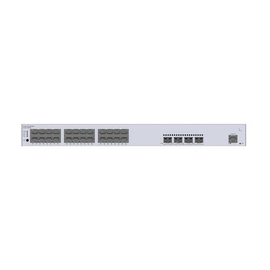 HUAWEI eKit - Switch Gigabit Administrable PoE Capa 3 / 24 puertos 10/100/1000 Mbps (PoE) / 4 Puertos SFP Uplink / 400W / PoE Perpetuo / iStack / Administración Nube Gratis